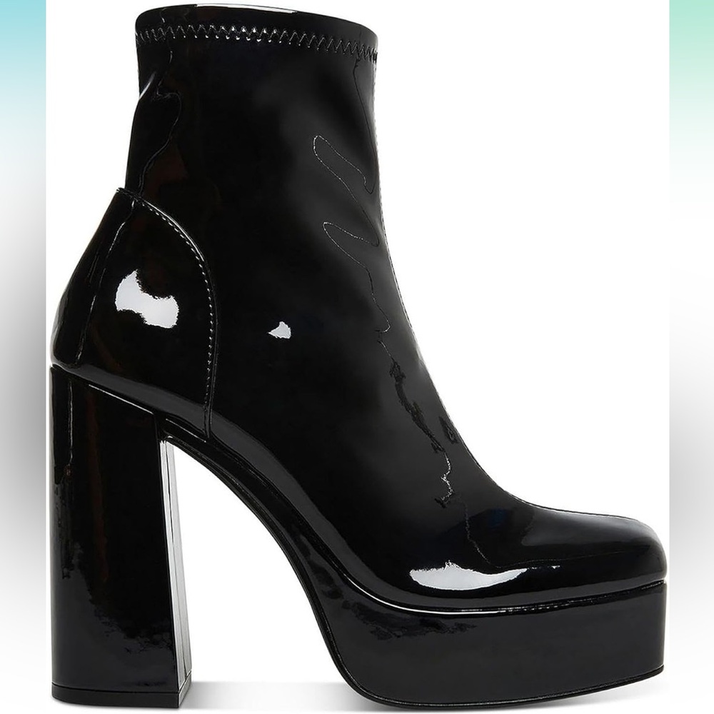 Steve Madden patent boot